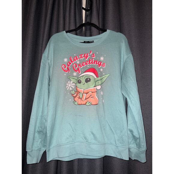 Ugly Christmas Sweater Xmas Sweatshirt Crewneck Size XL Star Wars - Picture 1 of 3